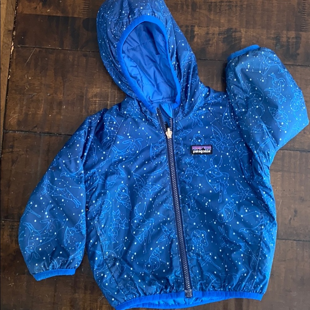 Patagonia Baby reversible down sweater jacket